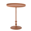 Bloomingville - Anjou Sidebord, orange, Aluminium - Ø37 × H45 cm