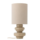 Bloomingville - Fabiola Bordlampe, Natur, Glas - Ø24 × H51 cm