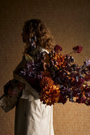 Bloomingville - Waverly Buket, orange, Kunstige Blomster - Ø25 × H90 cm