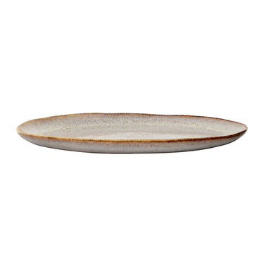 Bloomingville - Sandrine Tallerken, Natur, Stentøj - Ø28,5 × H2,5 cm