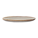 Bloomingville - Sandrine Tallerken, Natur, Stentøj - Ø28,5 × H2,5 cm