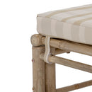 Bloomingville - Korfu Modulpuf, Natur, Bambus - L72 × H30 × B72 cm