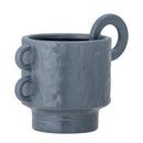 Bloomingville - Alfine Urtepotteskjuler, Blå, Stentøj - L24 × H19 × B15 cm