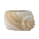 Bloomingville - Corelia Urtepotteskjuler, Brun, Stentøj - L22 × H12 × B17,5 cm