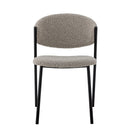 Bloomingville - Marlo Spisebordsstol, Grå, polyester - L49 × H79 × B54 cm