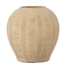 Bloomingville - Taym Deko Vase, Natur, Terrakotta - Ø20 × H20 cm