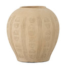 Bloomingville - Taym Deko Vase, Natur, Terrakotta - Ø20 × H20 cm