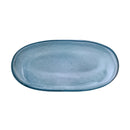 Bloomingville - Sandrine Serveringsfad, Blå, Stentøj - L34 × B16 cm