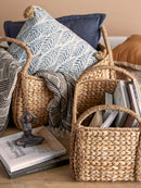 Bloomingville - Selma Kurv, Natur, bankuangræs - L41 × B28 × H25/L51 × B38 × H33 cm, sæt med 2
