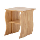 Bloomingville - Bark Taburet, Natur, Gummitræ - L38 × H45,5 × B38 cm