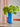 Bloomingville - Carlie Vase, Multifarvet, Glas - L20 × H25 × B12,5 cm