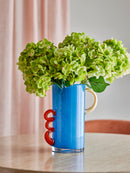 Bloomingville - Carlie Vase, Multifarvet, Glas - L20 × H25 × B12,5 cm