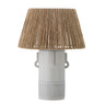 Bloomingville - Rama Bordlampe, Hvid, Stentøj - Ø40,5 × H66 cm