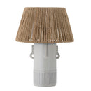 Bloomingville - Rama Bordlampe, Hvid, Stentøj - Ø40,5 × H66 cm