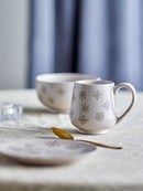 Bloomingville - Snowie Krus, Natur, Stentøj - Ø8 × H9 cm, sæt med 4