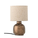 Bloomingville - Agni Bordlampe, bronze, Stentøj - Ø15 × H25,5 cm