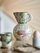 Bloomingville - Hezha Kande, Grøn, Stentøj - Ø14,5 × H21 cm