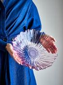 Bloomingville - Mariko Skål, Rosa, Glas - Ø31 × H8 cm