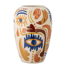 Bloomingville - Horus Vase, Multifarvet, Stentøj - Ø22 × H32 cm
