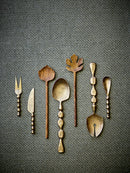 Bloomingville - Edi Salatsæt, Messing, Jern - L26,5 × B6 cm, sæt med 2