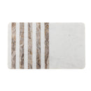 Bloomingville - Novelle Skærebræt, Hvid, Marmor - L38 × H1,5 × B22,5 cm