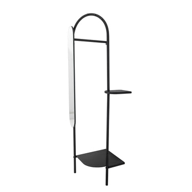 Bloomingville - Belen Tøjstativ, Sort, Jern - L58 × H185 × B45 cm