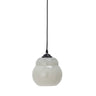 Bloomingville - Motella Pendel, Grå, Glas - Ø19 × H18 cm