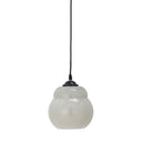 Bloomingville - Motella Pendel, Grå, Glas - Ø19 × H18 cm