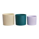 Elho - Urtepottesæt, Velvet cream, sæt af 3 stk.