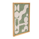 Bloomingville - Longton Vægdekoration, Grøn, Uld - H65 × B45 cm