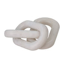 Bloomingville - Adee Deko, Hvid, Marmor - L34/13 × H2 × B9,5 cm