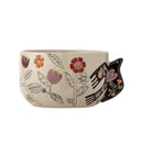 Bloomingville - Vivielle Skål, Multifarvet, Stentøj - Ø13 × H8 cm, sæt med 4