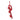 Bloomingville - Kunai Ornament, Rød, polyester - L43 × H5 × B20,5 cm
