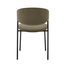 Bloomingville - Marlo Spisebordsstol, Grøn, Genanvendt polyester - L49 × H79 × B54 cm