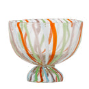 Bloomingville - Savya Skål, Multifarvet, Glas - Ø17 × H15 cm