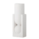 Bloomingville - Salome Vase, Hvid, Stentøj - L12 × H34 × B10,5 cm