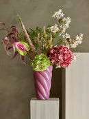 Bloomingville - Callo Vase, Rosa, Glas - Ø17 × H29 cm