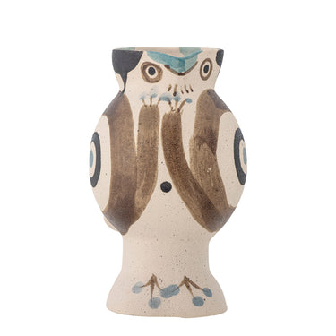 Bloomingville - Mahrab Vase, Natur, Stentøj - Ø15,5 × H20,5 cm