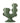 Bloomingville - Tanu Vase, Grøn, Stentøj - Ø22xL28 × H12 cm