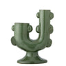 Bloomingville - Tanu Vase, Grøn, Stentøj - Ø22xL28 × H12 cm