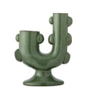 Bloomingville - Tanu Vase, Grøn, Stentøj - Ø22xL28 × H12 cm