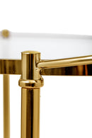 Bloomingville - Fine Barbord, Guld, Glas - L86 × H81 × B46 cm