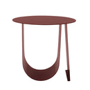 Bloomingville - Cher Sidebord, Rød, Jern - Ø43 × H38 cm