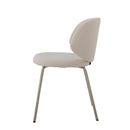 Bloomingville - Ponte Spisebordsstol, Grå, polyester - L53 × H77 × B55 cm