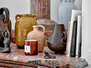Bloomingville - Rijad Deko Vase, Gul, Terrakotta - Ø18 × H25,5 cm