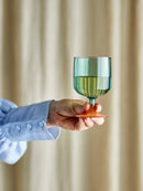 Bloomingville - Signe Drikkeglas, Multifarvet, Glas - Ø7,5 × H12,5 cm, sæt med 6