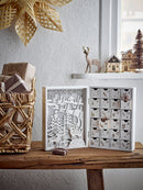Bloomingville - Elimar Kalender m/lys, Hvid, Krydsfiner - L20 × H29 × B10 cm