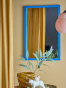 Bloomingville - Atle Vægspejl, Blå, MDF - L40 × H60 × B3,5 cm