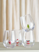 Bloomingville - Misa Drikkeglas, Multipak, Klar, Glas - Ø9 × H12 cm, sæt med 4