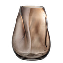Bloomingville - Ingolf Vase, Brun, Glas - L19 × H26 × B18 cm